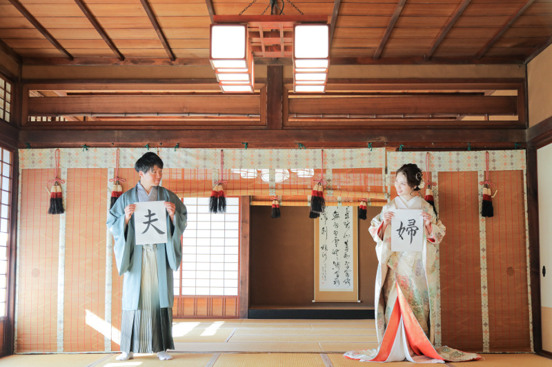 秋の臨江閣ロケ