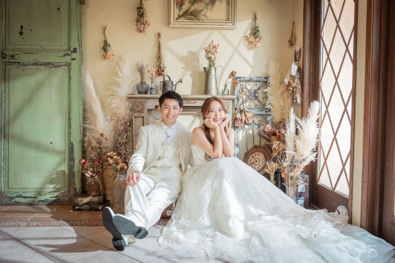 アンティークな背景で