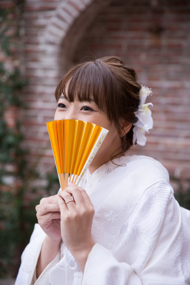 笑顔で見つめる先には旦那様♡