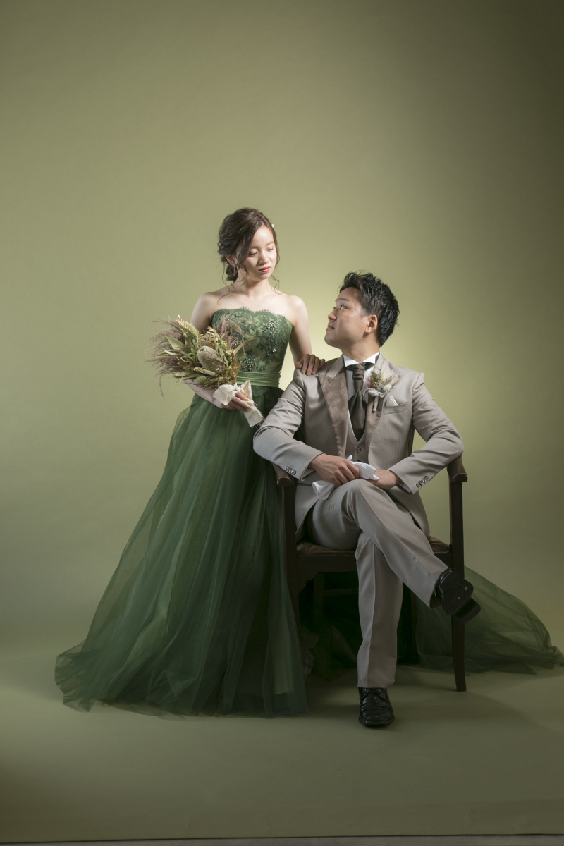 お色直しして一枚