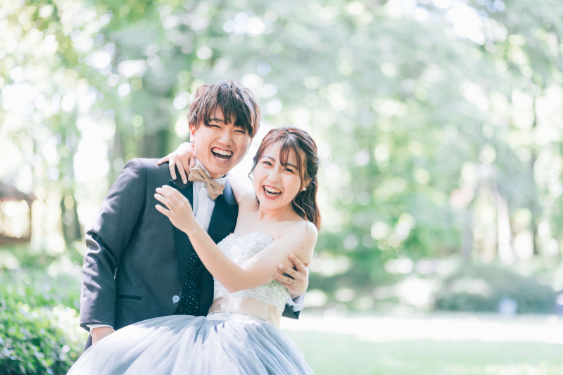 自然の中でロケーションフォト