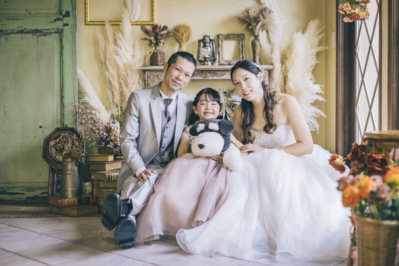 特別な家族写真にも