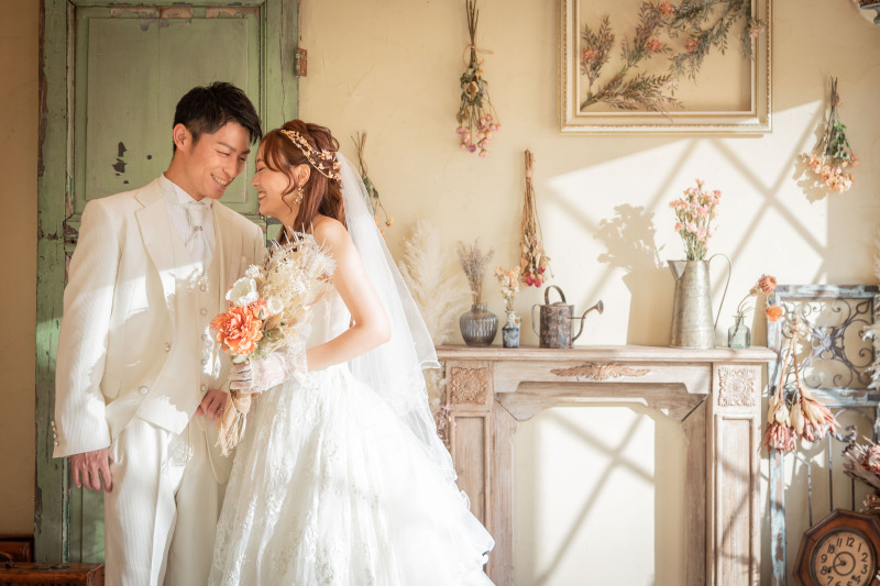 洋装2着スタジオ撮影