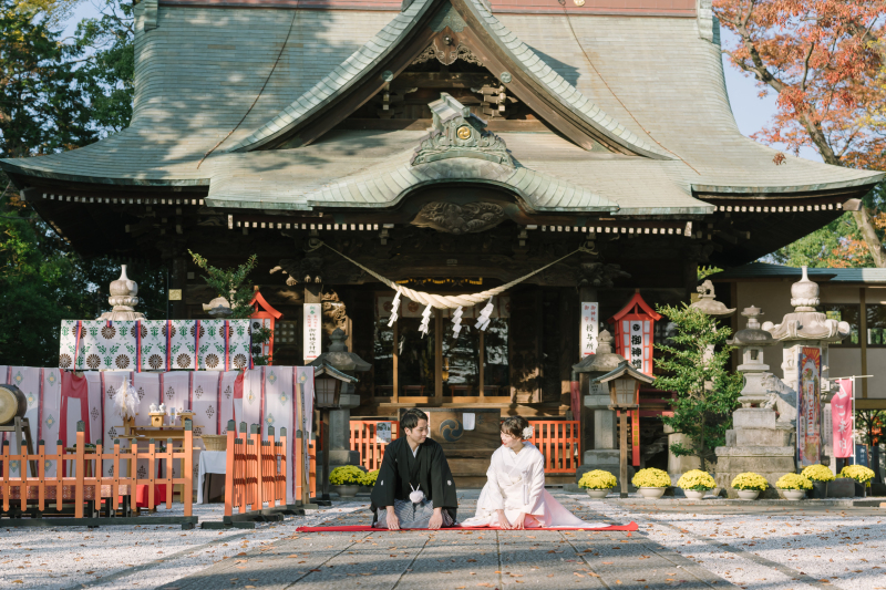 MARIANGE 高崎 produced by ALLUGE_神社・寺院で撮影できる
