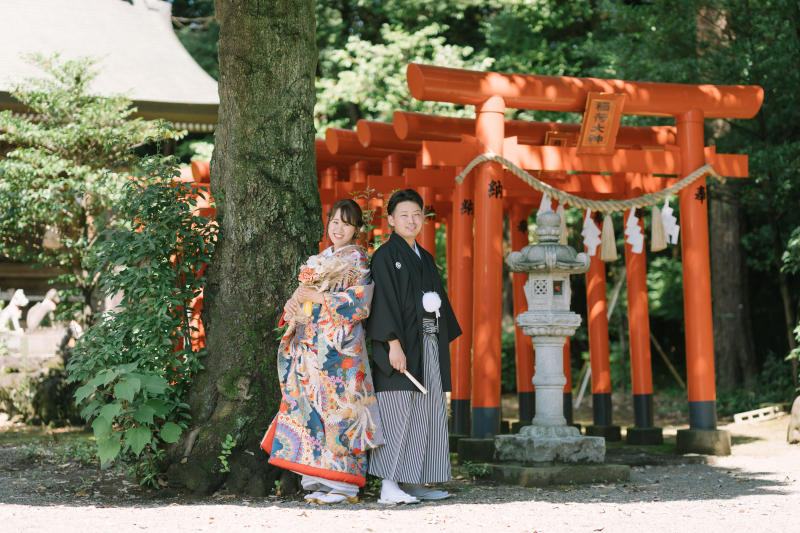 MARIANGE 高崎 produced by ALLUGE_庭園で撮影できる