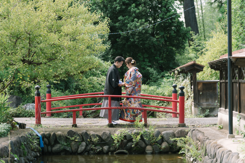 MARIANGE 高崎 produced by ALLUGE_庭園で撮影できる