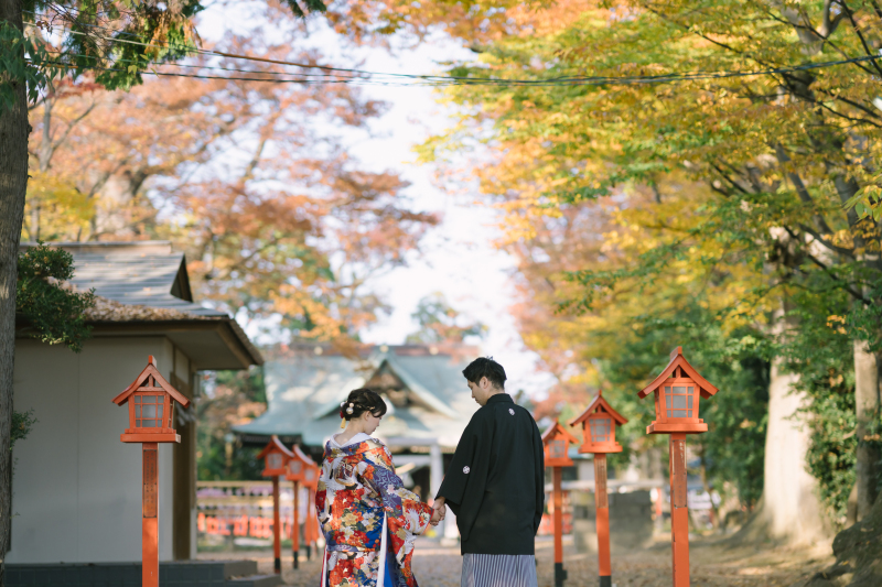 MARIANGE 高崎 produced by ALLUGE_庭園で撮影できる
