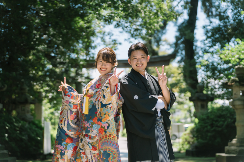 MARIANGE 高崎 produced by ALLUGE_庭園で撮影できる