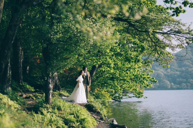 【森林&湖畔でお洒落フォト】洋装ロケーション撮影プラン≪全データ付き≫