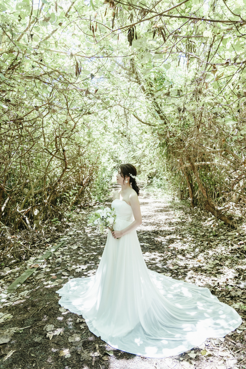 ウエディングドレスのコーディネート