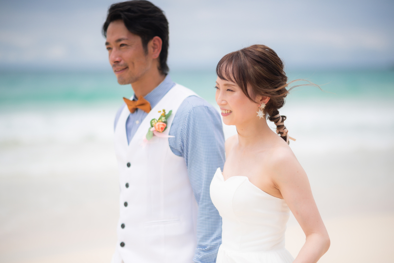 「海が本当にキレイだね」