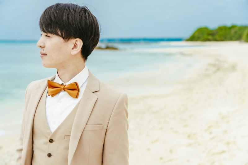 ご新郎様のコーディネートもカッコいい