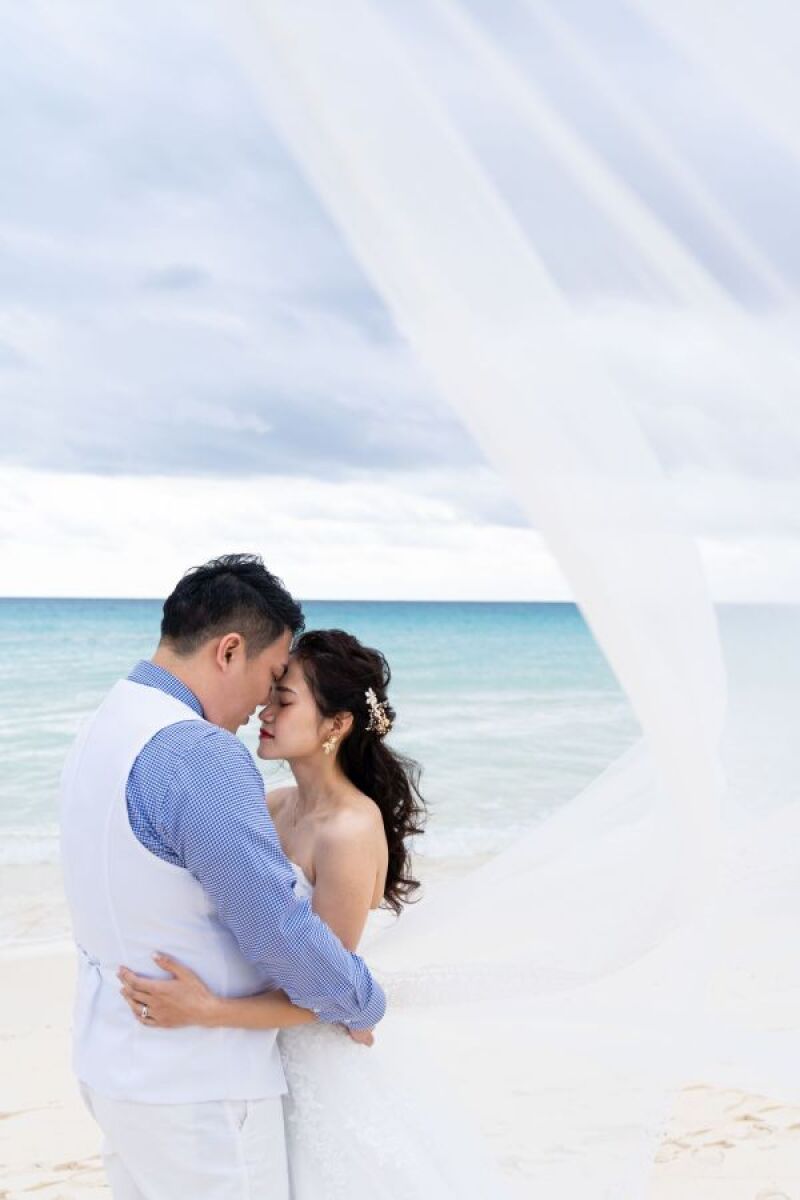 ベールがふわり♫