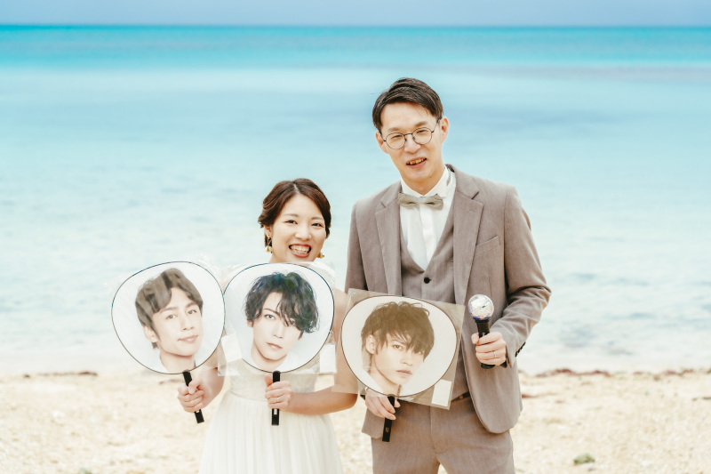 こんな風に推しのグッズをお持ち込みいただく場面も