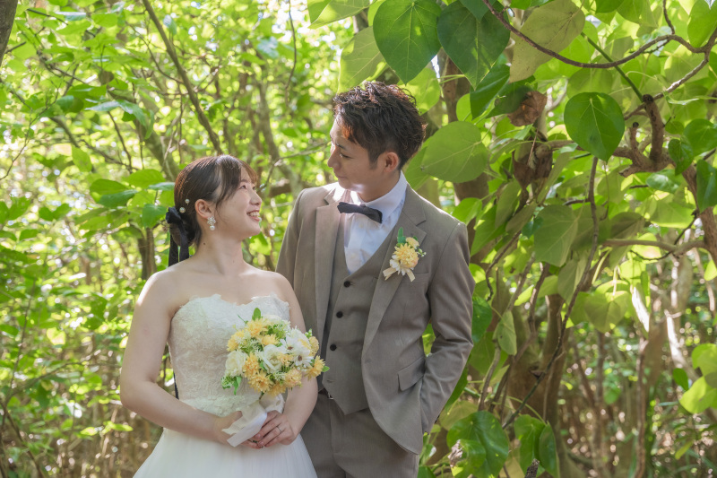 自然の木々ならではの温かみのある空気感