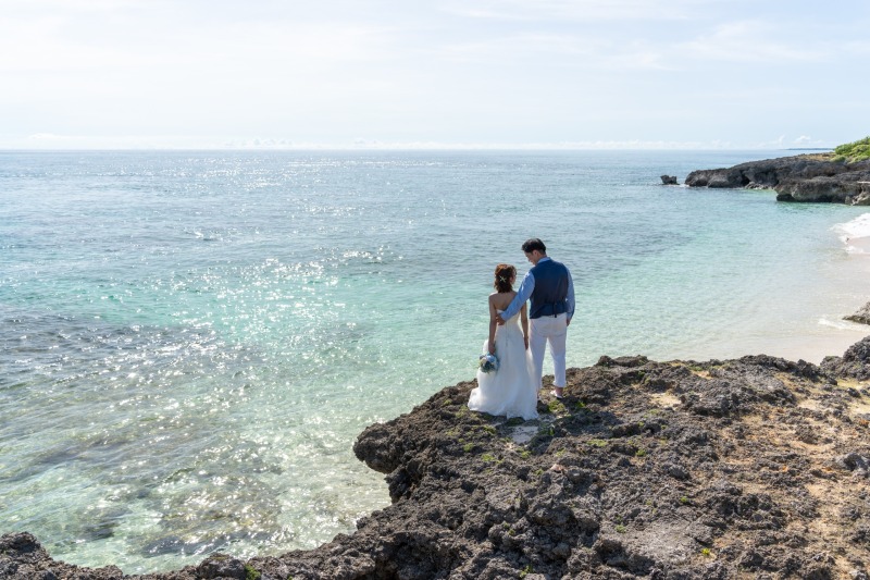 海中も透き通って美しい