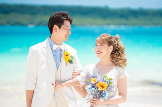 眩いほどの真夏の宮古島