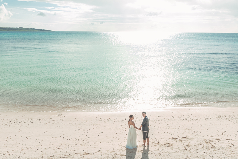 ドローンでの上空から 広大な景色と共に