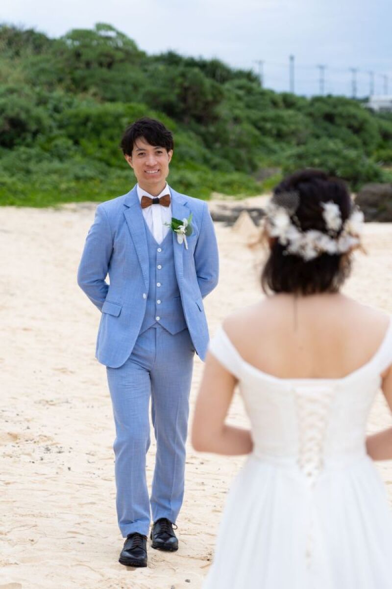 新郎から新婦へ