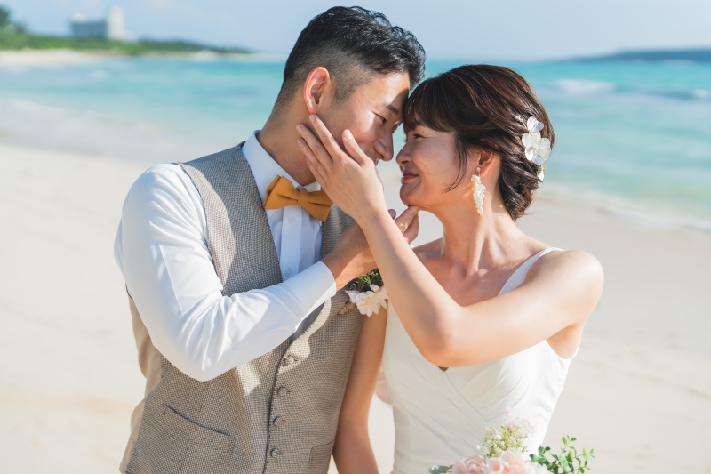 【ビーチ撮影50カットプラン】午後の時間から楽しむ宮古島フォトウェディング