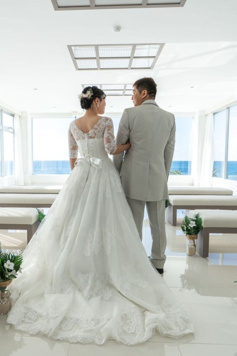 チャペル入場♪♪