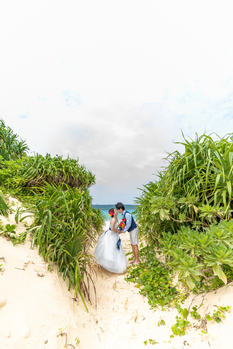 遠くには宮古の海