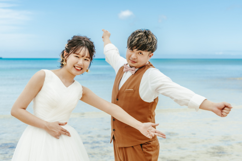 リラックスして楽しいポージングショットも