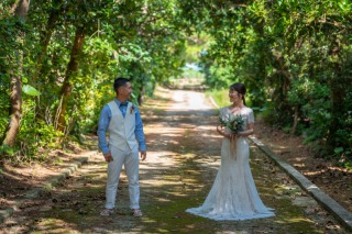 大自然の中でおふたりらしさを満開に