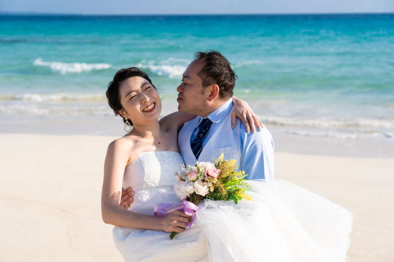 普段のふたりらしい表情にさせてくれる空間