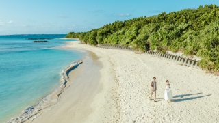 【ビーチフォト＋ドローンで上空撮影★】宮古島の景色をおふたりのものに