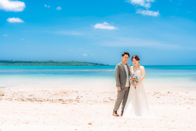 そしていよいよビーチへ到着したおふたり