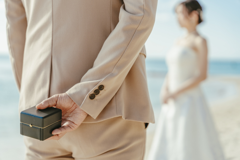 ご新郎様からご新婦様へのプロポーズの瞬間を