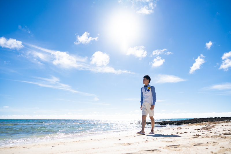 ご新郎様のソロ撮影！