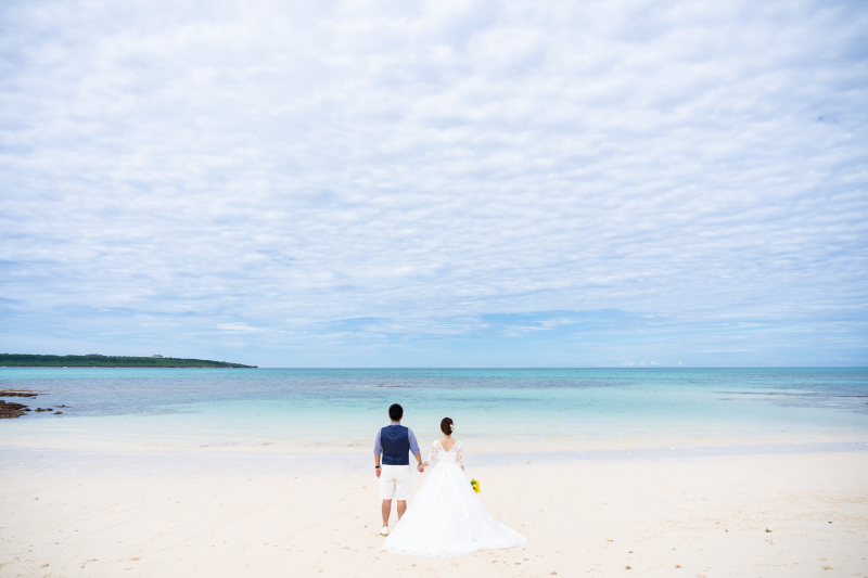 フォトウェディングと宮古ブルー 