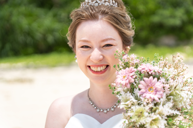 大切に仕上げたヘアメイク