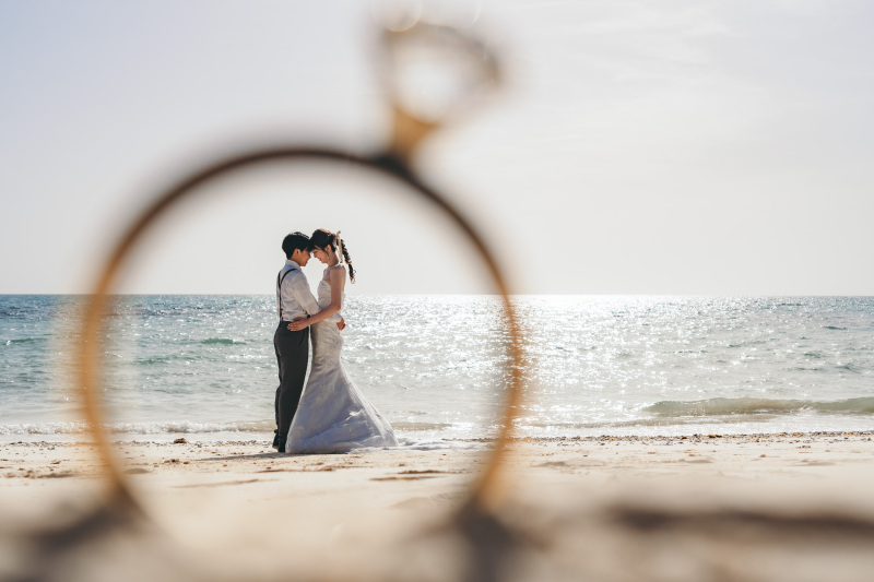 リングのフレームの中へ入り 特別な絵となる瞬間