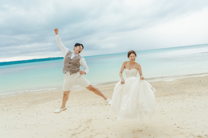 時には元気いっぱいにおふたりでジャンプ！