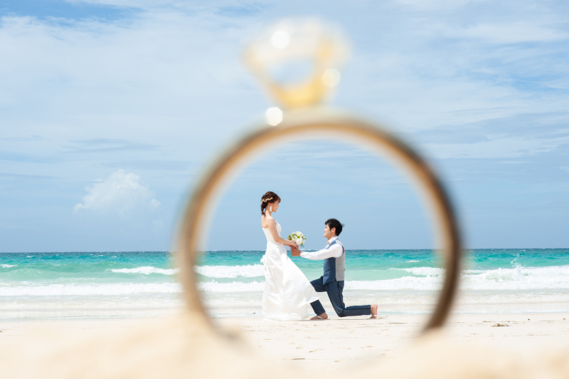 リングにピッタリ　プロポーズショット