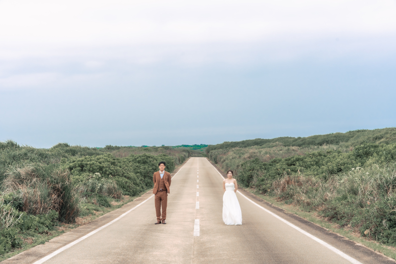 まっすぐと繋がっていく一本道