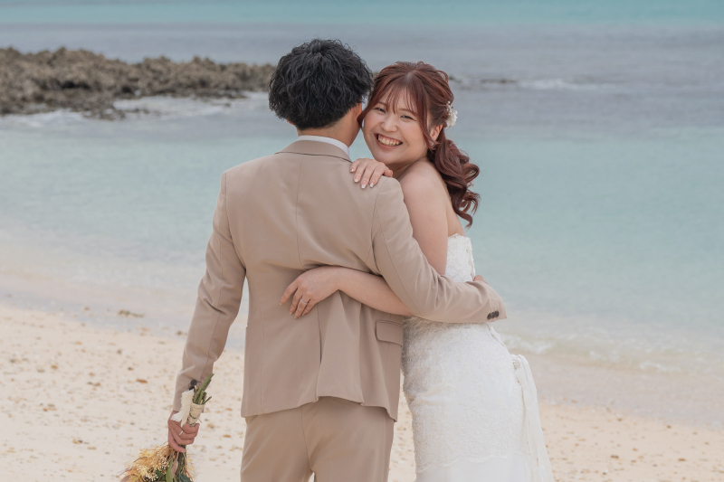 新婦様のスマイルがとっても可愛いショット