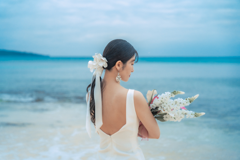 ご新婦様の美しいコーディネート