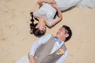 真夏の光を浴びながら