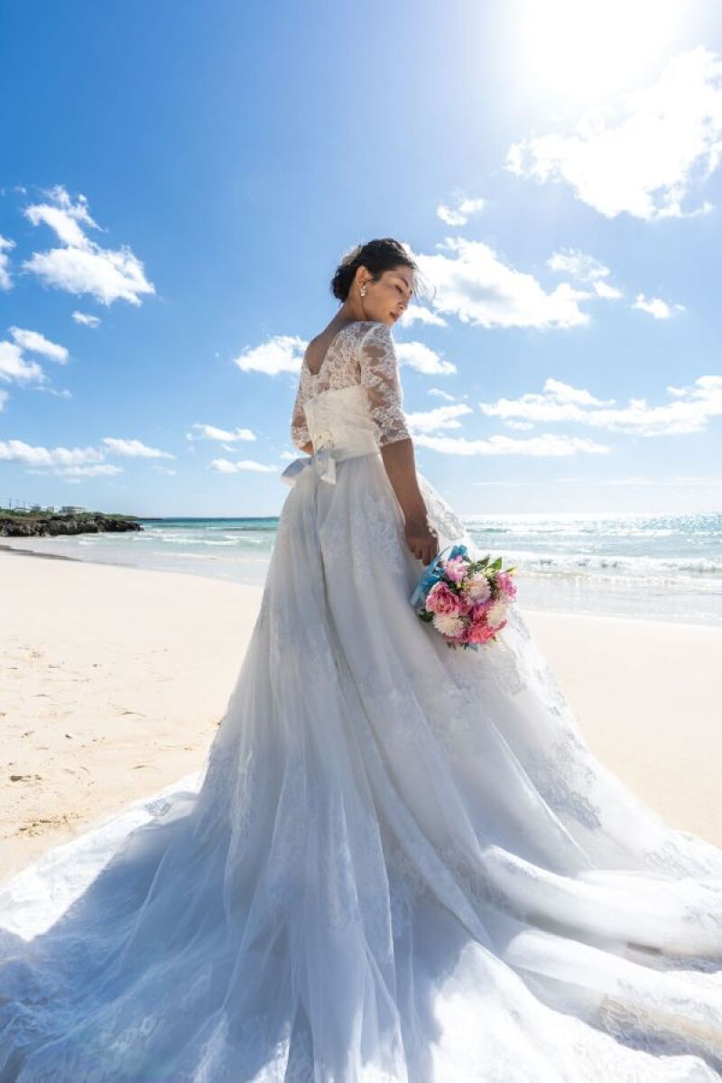 下からのショット