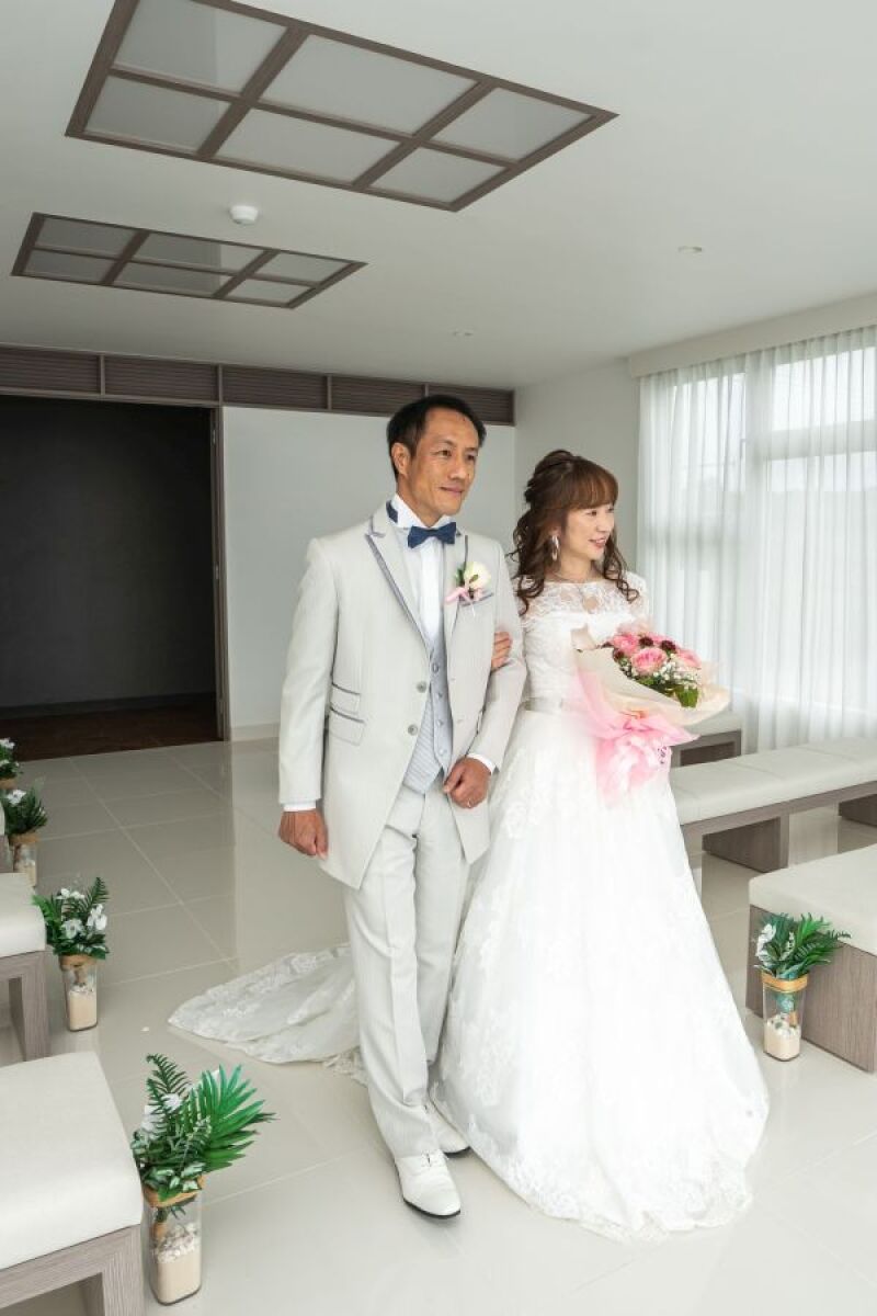 新郎新婦の入場