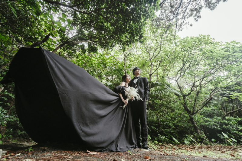 おふたりを包み込むかの様な雄大な自然たち