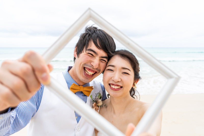 笑顔溢れる幸せなおふたり