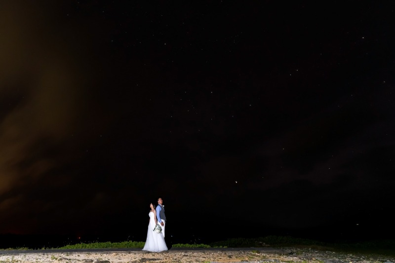 満天の星空に包まれて