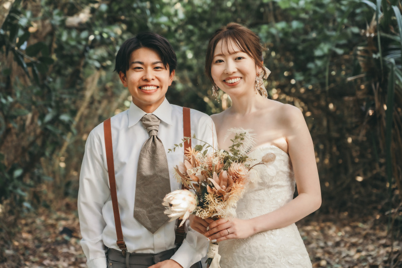 ラストはステキな幸せいっぱいの笑顔で結びを迎える