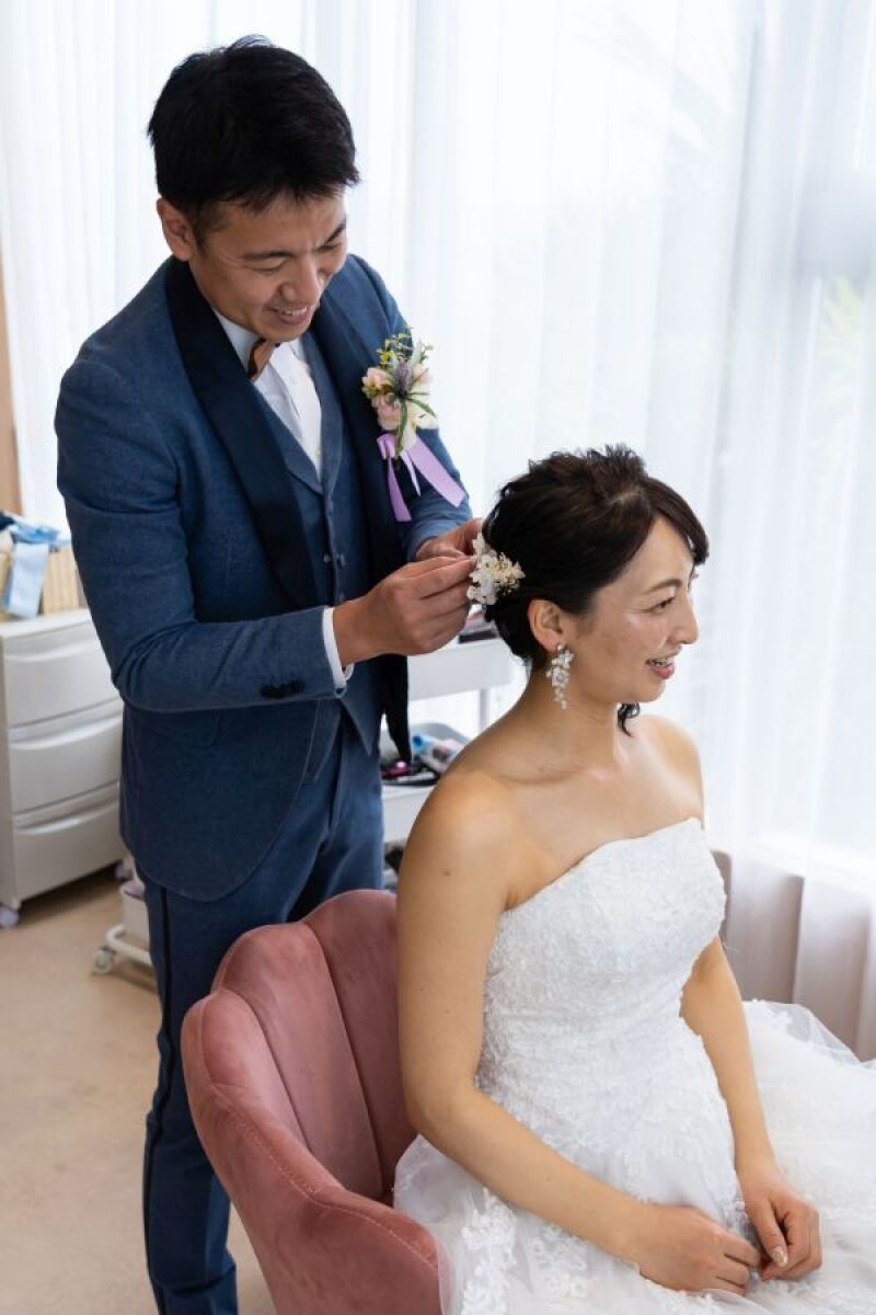 挙式前に