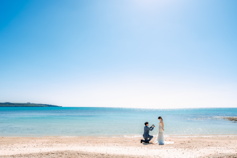 あの時の気持ちを思い出しながらプロポーズショット